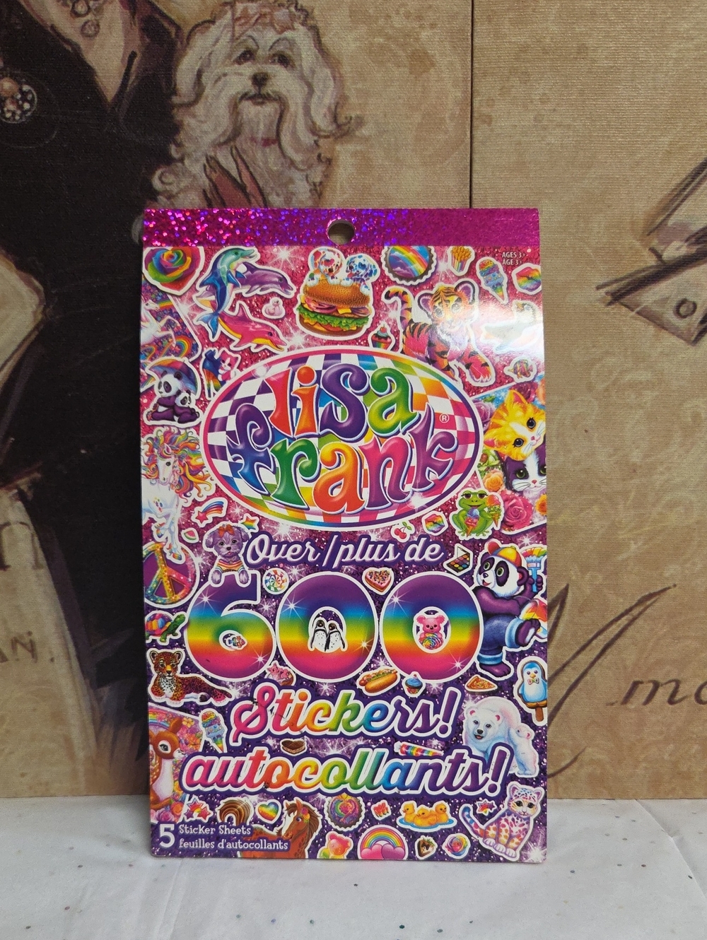 2019 Lisa Frank Rainbow & Hot Pink 600+ Sticker Pack